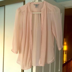 Hm light pink blouse